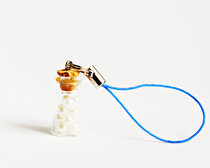 Jar Of Pearls Cell Phone Charm
