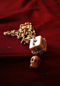 Dice And Skull Necklace