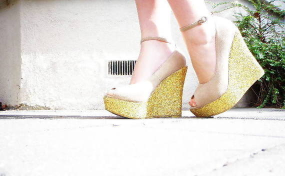 Diy Glitter Wedge