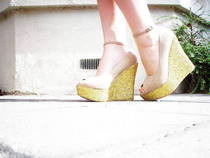 Diy Glitter Wedge
