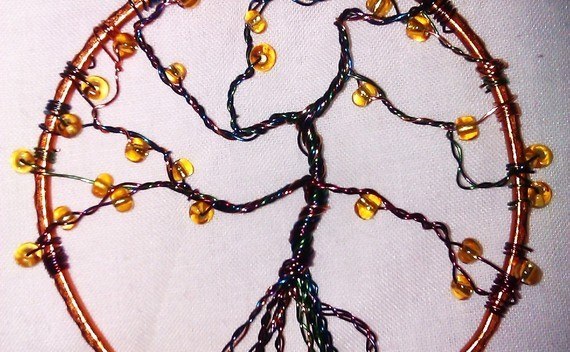 Wire Wrapped Tree Of Life Ornament