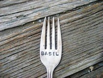 Garden Markers From Antique Silverware