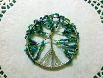 Wire Wrapped Tree Of Life Ornament