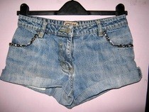 Jeans To Studded Shorts