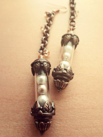 Copper Capsule Earrings