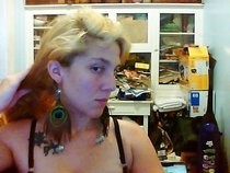 Peacock Feather Earrings With Hemp