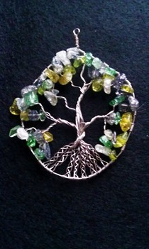 Wire Wrapped Tree Of Life Ornament