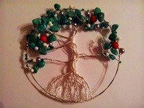 Wire Wrapped Tree Of Life Ornament