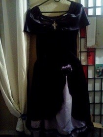 Revamp 80's/90's Dress Into Gothic Lolitia Dress