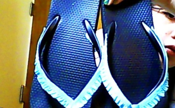 Ribbon Flip Flops;)