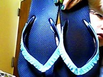 Ribbon Flip Flops;)