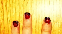 Girl On Fire Nailart