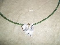 Music Note Heart Necklace