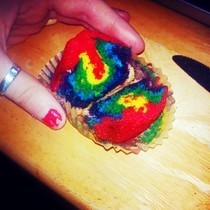 Rainbow Cupcakes!
