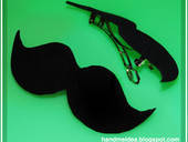 Moustache Hair Clip (Brooch Accesory)