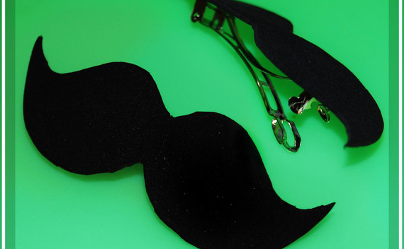 Moustache Hair Clip (Brooch Accesory)