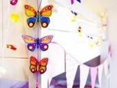 Wooden Butterfly Hanging