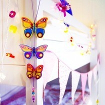 Wooden Butterfly Hanging