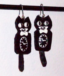 Kit Kat Clock Earrings