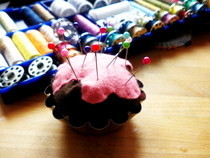 Cute Cupcake Pin Chushion