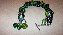 Green And Black Bracelet