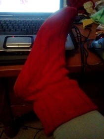 Sweater Boots!!