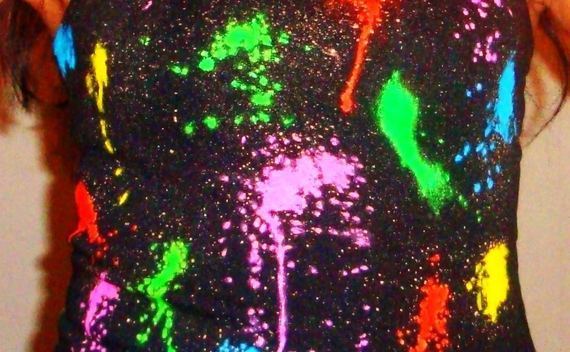 Diy Splattered Paint T Shirt