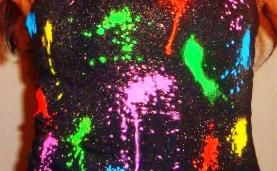 Diy Splattered Paint T Shirt