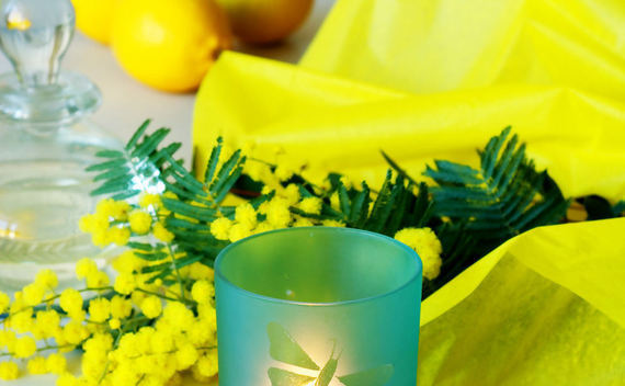 Glass Candle Holder