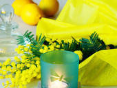 Glass Candle Holder