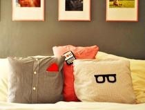 Create Pillows From Daddy's Old Shirts