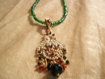Beaded Pendant Necklace
