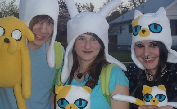Finn, Fiona, And Cake Hats