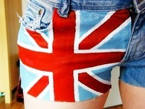 Union Jack Hot Pants