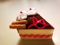 Mother's Day Felt Cake Slice