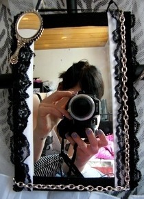 Decorated Mirror Frame