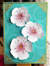 Oriental Cherry Blossom Card