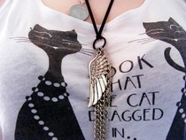 Feather & Chain Necklace