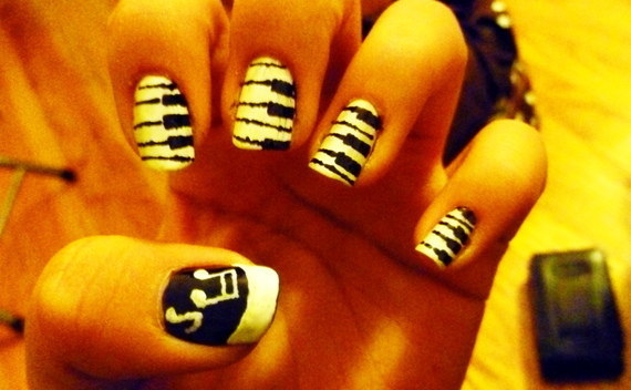 Piano And Music Nails