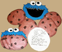 Cookie Monster  Recipe Cards