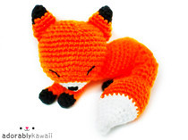 Original Sleepy Fox Amigurumi