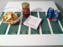 Football Field Table Runner