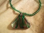 Glass Triangle Necklace
