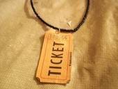 Ticket Necklace
