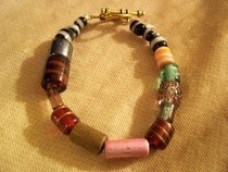 Cylinder Bead Bracelet