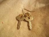 Diary Keys Earrings