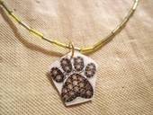 Paw Print Necklace