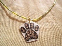 Paw Print Necklace