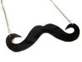 Moustache Necklace