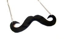 Moustache Necklace